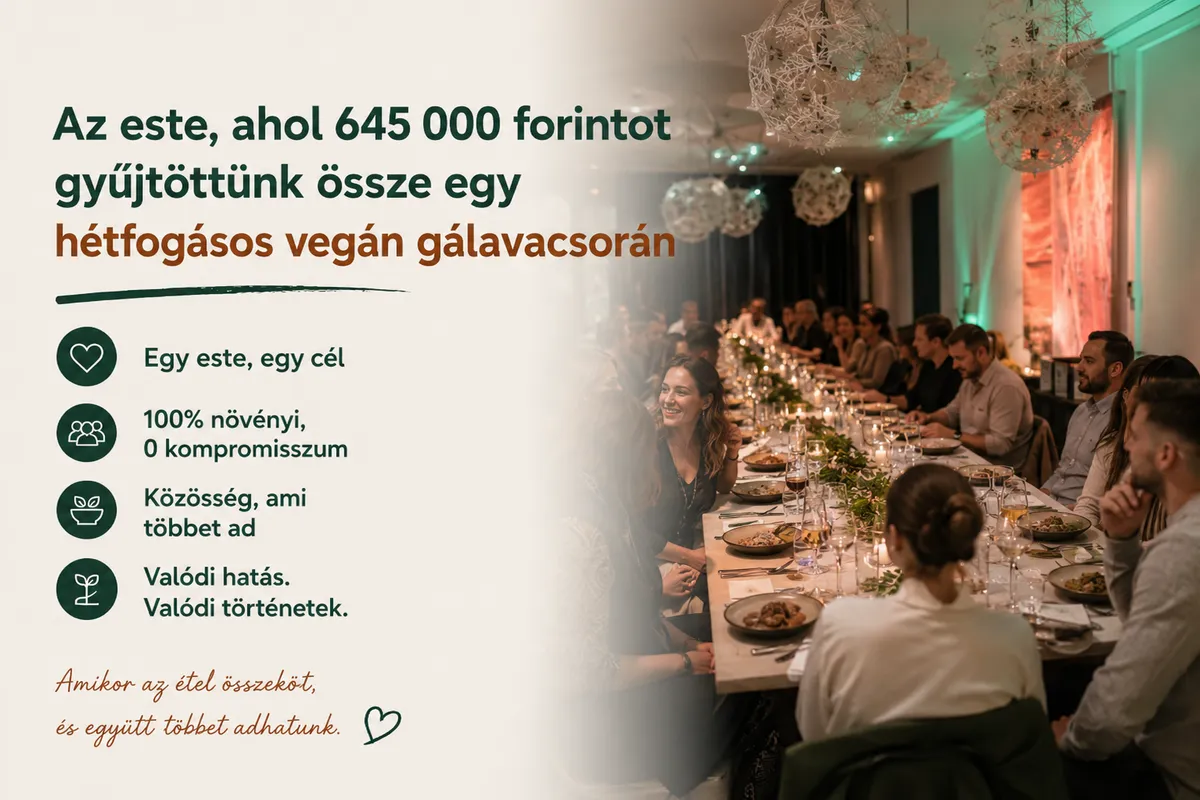 Gálavacsora hosszú, díszesen megterített asztala vendégekkel